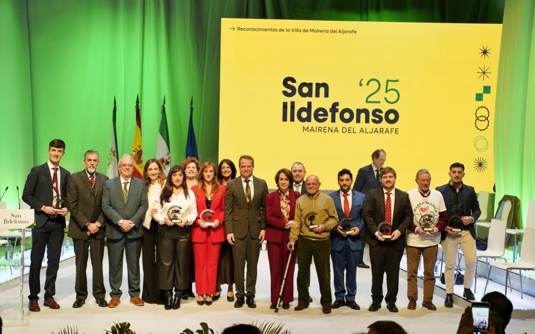 Mairena reconoce el talento, el esfuerzo y el compromiso de sus vecinos en el acto de San Ildefonso